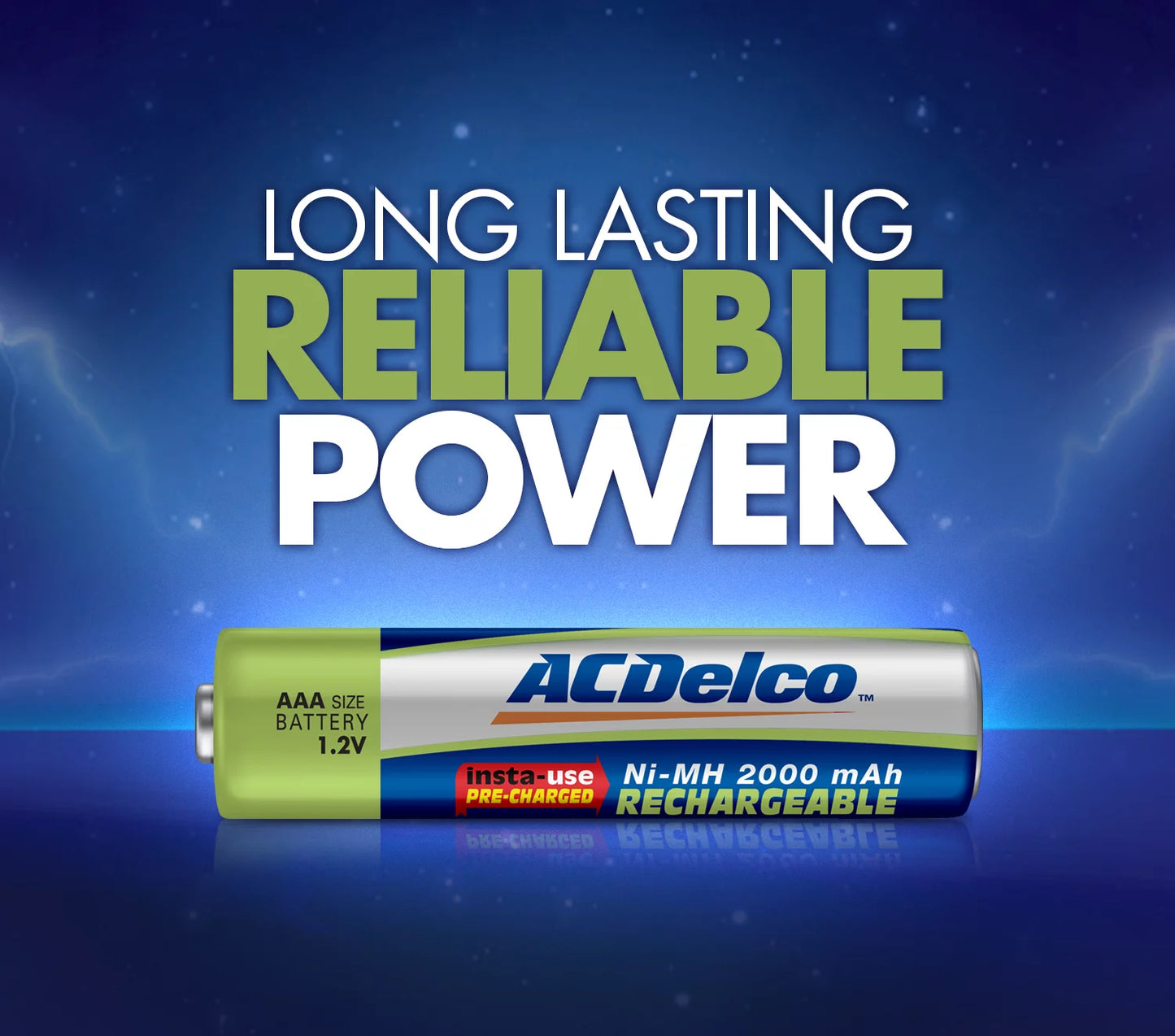 ACDelco Rechargeable AAA Batteries NiMH, 16-Count