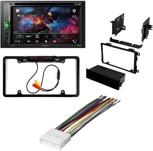 KIT4882 Bundle for 1998-2002 Isuzu Amigo W/ Pioneer AVH-241EX Double DIN Car Stereo with Bluetooth/Backup Camera/Installation Kit/in-Dash DVD/CD AM/FM 6.2 Touchscreen Digital Media Receiver