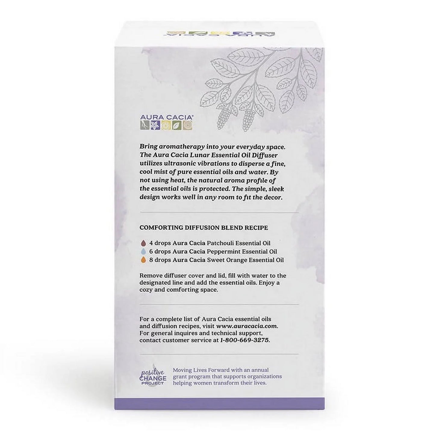 Aura Cacia Lunar Ultrasonic Essential Oil Diffuser