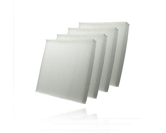 Cabin Air Filter - Compatible/Replacement for '22-23 Acura MDX/Integra, 21-23 TLX/RDX ,16-23 Honda City/Civic/CR-V/Fit/HR-V - No Glue Line - 80292TBAA11, 24201, CF11182 - Pack of 4 Made in the USA