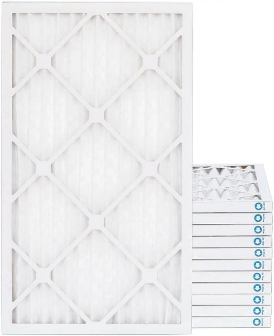 18X25x1 MERV 11, MPR 1000 Pleated Furne 1 Air Filters By Pamlico. Case Of 12. Ext Size: 17-1/2 X 24-1/2 X 3/4