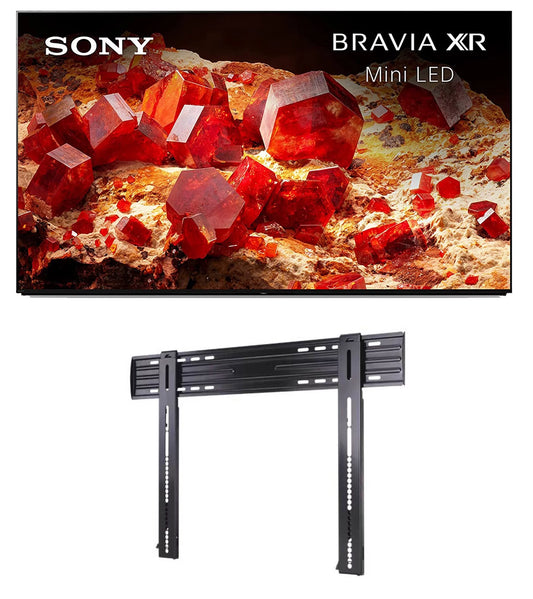 Sony XR65X93L 65 4K Mini LED Smart Google TV with PS5 Features with a Sanus LL11-B1 Super Slim Fixed-Position Wall Mount for 40 - 85 TVs (2023)