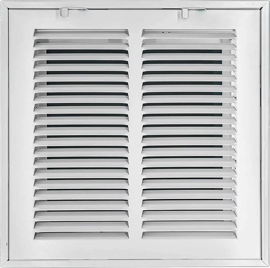 X  Steel Return  Filter Grille - Removable Face/Door For 1 Inch Filters - HVAC Duct Cover Grill (2-3 Business Day Delivery) [Outer Dimension: 12.5W X 12.5 H]
