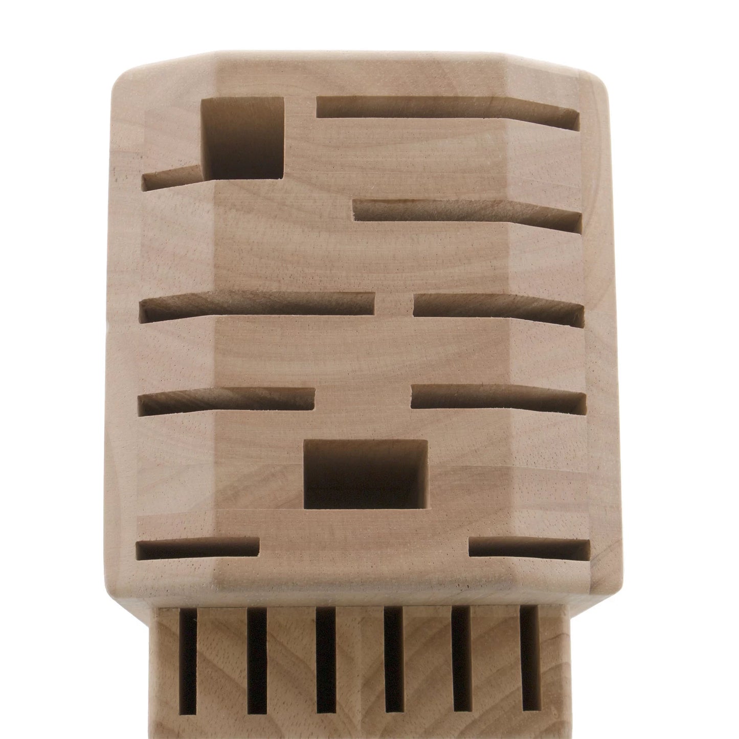 ZWILLING Pro 16-slot Knife Block - Rubberwood Natural