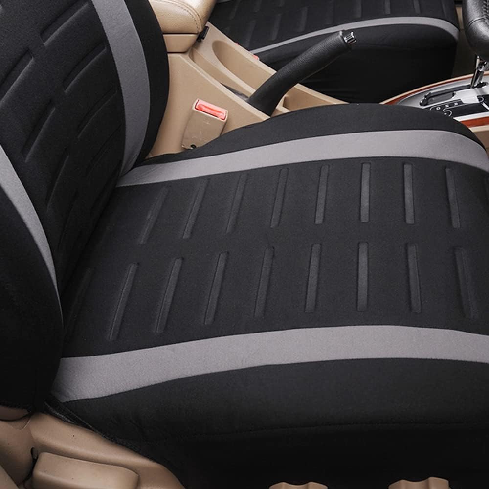 Car Seat Covers for Dodge Magnum Front&Rear 5 Seats Full Set Car Seat Cushions Soft Fabric Seat Protectors（Grey）