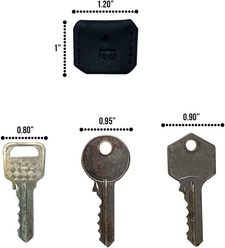Hide & Drink, Durable Leather Key Covers (5 Pack), Handmade Includes 101 Year Warranty :: Multicolor Earth