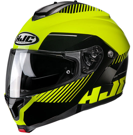 HJC C91 Prod Modular Motorcycle Helmet Hi-Vis SM