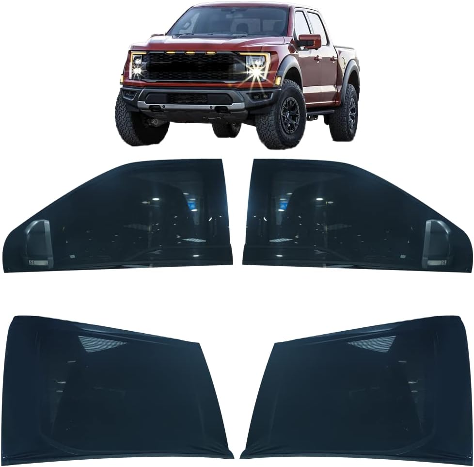 MVSYO Large Car Window Shades for Ford F150 Truck - Pickup Mesh Window Screen Camping Protect Kids from Insects - Fit for Chevrolet Silverado1500,Ram1500V,GMC Sierra1500,Toyota Tundra, Black