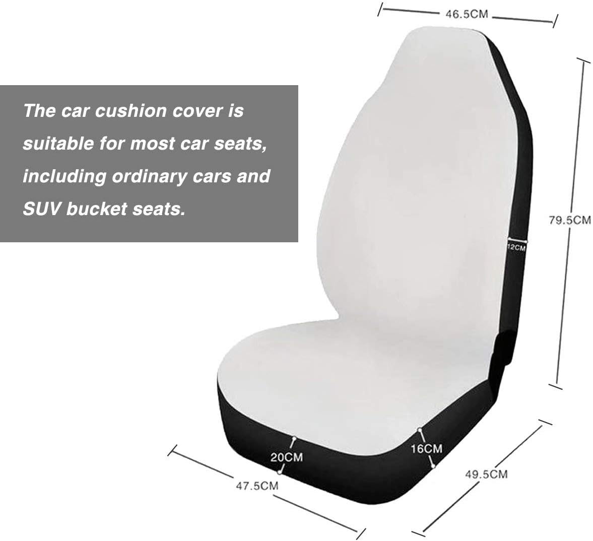Pensura Blue Galaxy Printed Universal Fit Car Seat Cover Auto Accessories Set 10 Pieces Front Car Seat Covers,Back Protector Pads Bucket Seat Cushion,Car Headrest Cover,Floormats,Steering Wheel Cover