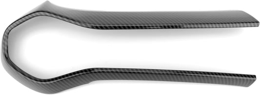JUIVEEL Carbon Fiber Style Car Front Side Air Outlet Vent Frame Trim Compatible with Hyundai Veloster JS N line 2019-2023 Automotive Accessories