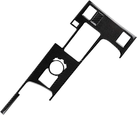 LOVFASHION Gear Shift Panel Cover Frame Trim for Lexus IS250 IS300 2013-2018, Car Interior Decoration Carbon Fiber Texture,2PCS