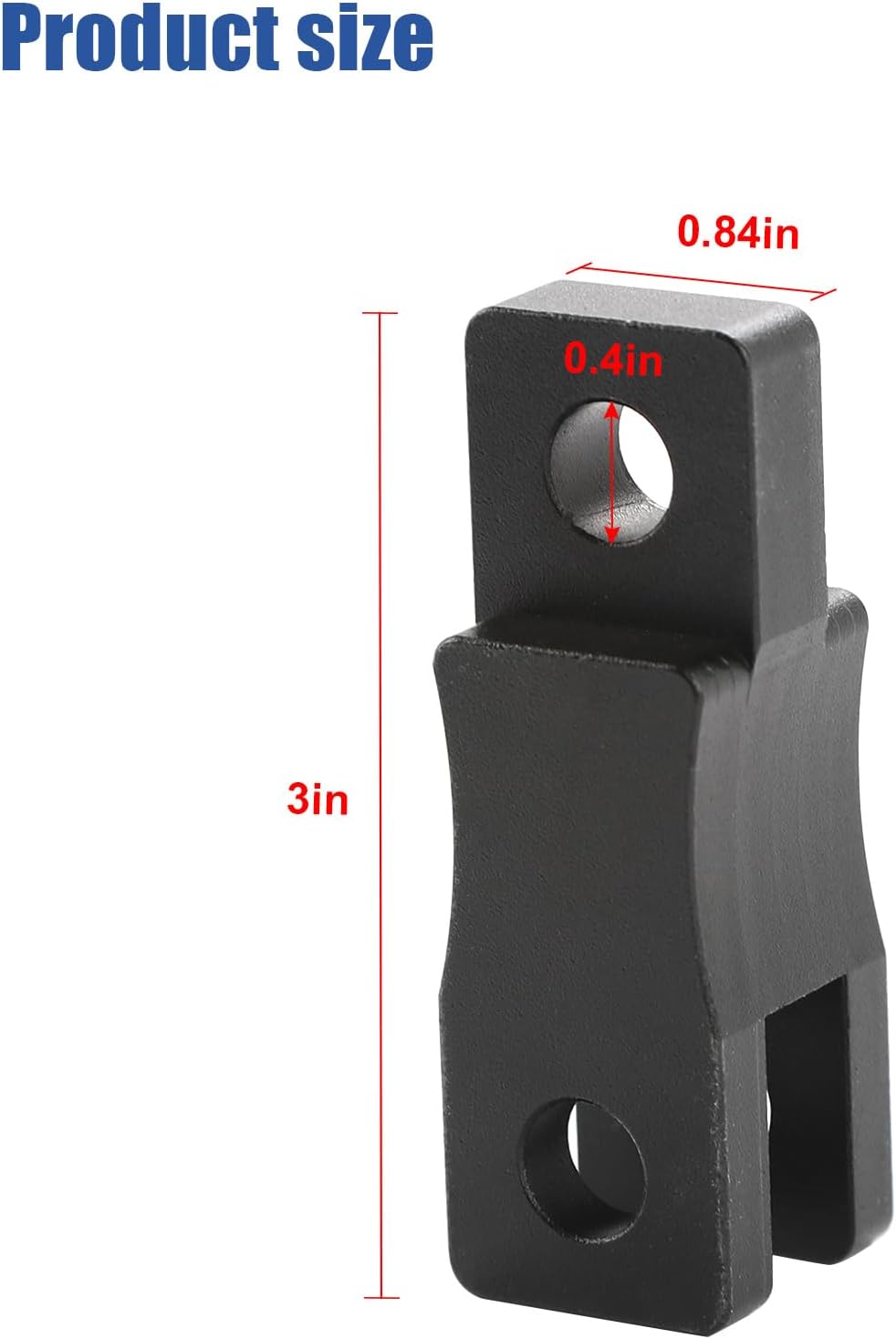 TomGoo 2" Billet Aluminum Clutch Pedal Extender Compatible with Peterbilt 378 379 386 388 389Trucks - Billet Aluminum Clutch Pedal Extension （Black）