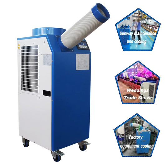 TECHTONGDA Industrial Air Conditioner Portable Air Cooler for Factories Single Tube 220V