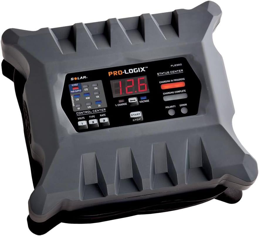 Clore Automotive SIPL2140 Intelligent Battery Charger & Maintaine, 4.0 Amp - 6 & 12V