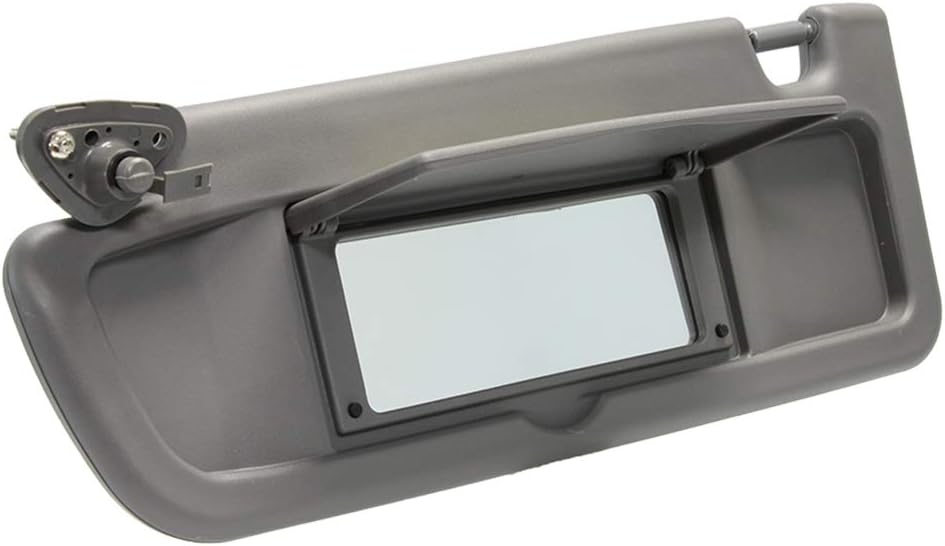 Left Driver Side & Right Passenger Side Sun Visor Replacement for 2006 2007 2008 2009 2010 2011 Honda Civic EX LX Sedan SI Coupe 83280-SNA-A01ZA 83230-SNA-A01ZA Sun Visor Assembly (Atlas Gray)
