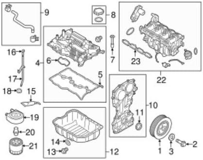 Genuine OEM Oil Filter 26300-35505 (New Version of 35504) (10-pack)