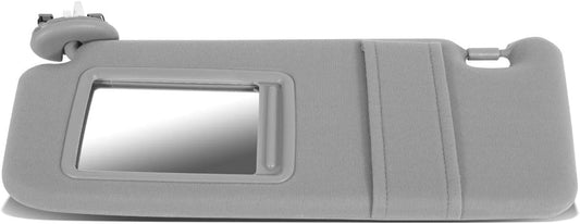 DNA MOTORING Left Driver Side Sun Visor Compatible with 07-11 Camry, 74320-06800-B0 7432006310B2 7432006311B2 7432006312B2 7432033F00B, ZTL-Y-0156-GY