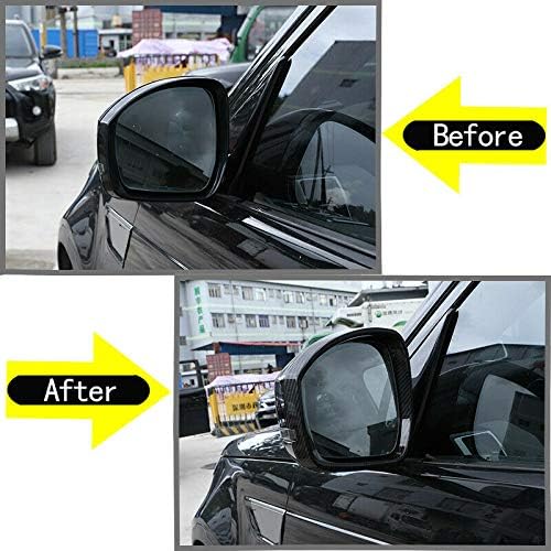 LLKUANG ABS Carbon Fiber For LR Range Rover Sport 2014-2019 Rearview Mirror Frame Trim