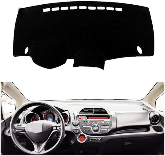 Car Dashboard Cover Mat,for H-onda Fit Jazz 2010 2011 2012 2013 Car Dashboard Cover Auto Dash Mats Carpet Dash Instrument Desk Pad