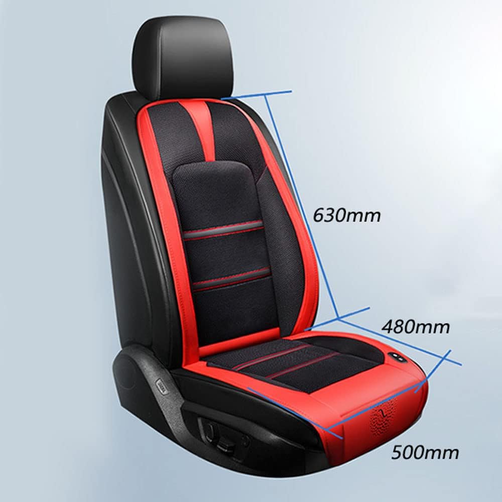 Car Ventilated Cushion Automotive Cooling Seat Cover Summer Seat Cooler Comfortable & Breathable with 8 Fans 3 Adjustable Wind Speeds for Car Truck SUV RV