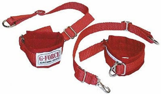 Gforce Racing Gear 4087ADURD Red Adult Arm Restraints