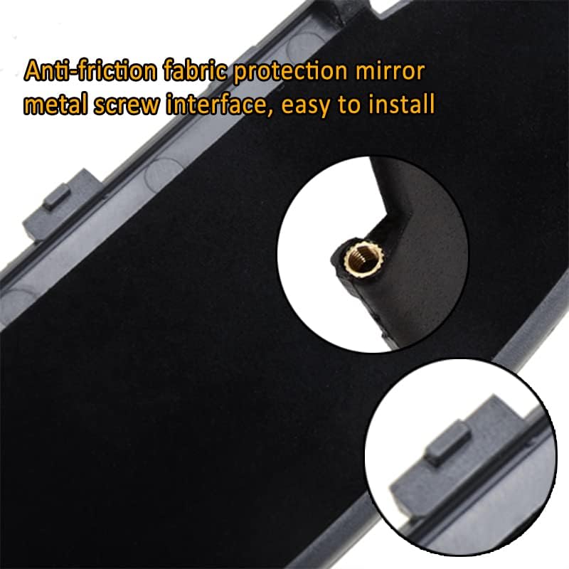 AMSPRAC Sun Visor Covers Replacement Visor Lids for Porsche Driver Side Passgener Side Sun Visor Covers for Porsche 996/997-911 986/987 Boxster Cayman 1996-2010 Black (2 Pieces)