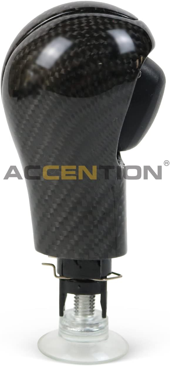 ACCENTION Real Carbon Fiber Gear Shift Knob for Nissan Infiniti G25 G37 FX37 EX37 QX70 Q60 QX50