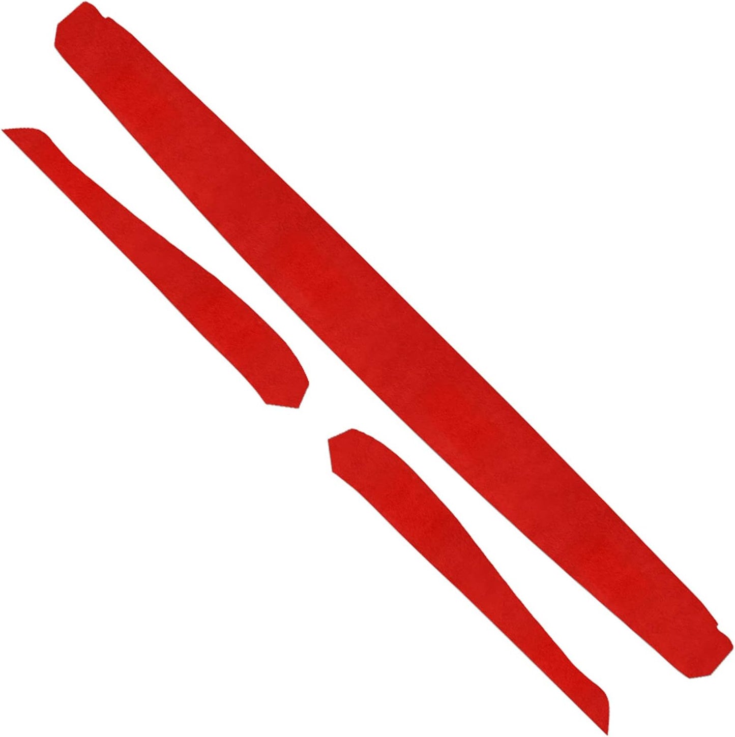 Alfanxi Dashboard Wrap Cover & Inner Front Door Trim Panel Armrest Wrap Cover Alcantara Material Compatible with Tesla Model Y/3 (Red, Dashboard&Doorpanel)