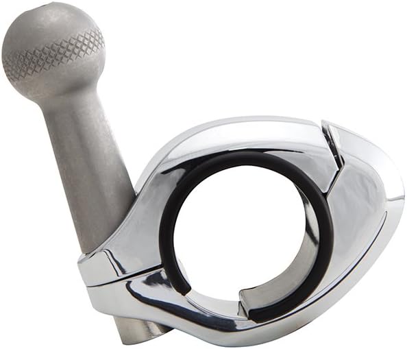 Ciro 50412 Drink Holder (Chrome Mount for Harley-Davidson Models), 7/8-1 in. Chrome Bar Mount