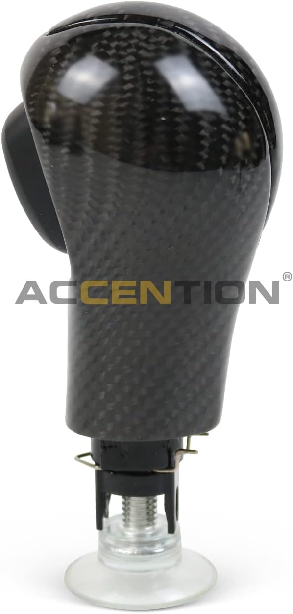 ACCENTION Real Carbon Fiber Gear Shift Knob for Nissan Infiniti G25 G37 FX37 EX37 QX70 Q60 QX50