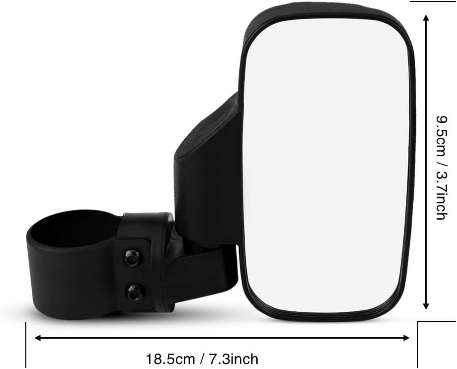 for polaris rzr accesorios-Acouto Adjustable Motorcycle Rear view Mirror Rear View Side Mirror for UTV Polaris Ranger RZR Canam