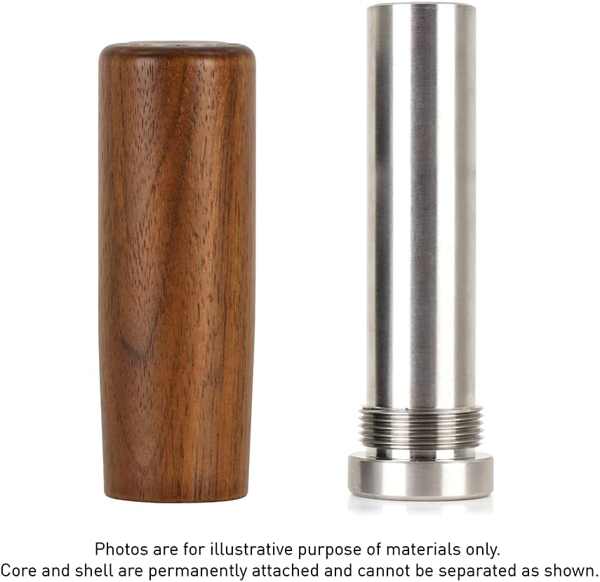 Mishimoto Tall Steel Core Wood Shift Knob, Walnut Wood