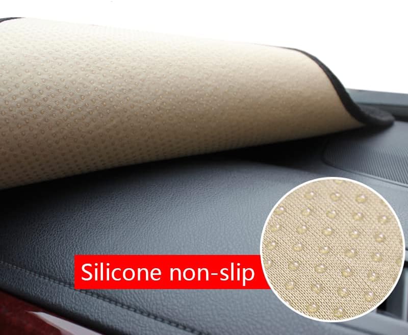 Car Dashboard Cover Mat,for H-onda Fit Jazz 2010 2011 2012 2013 Car Dashboard Cover Auto Dash Mats Carpet Dash Instrument Desk Pad