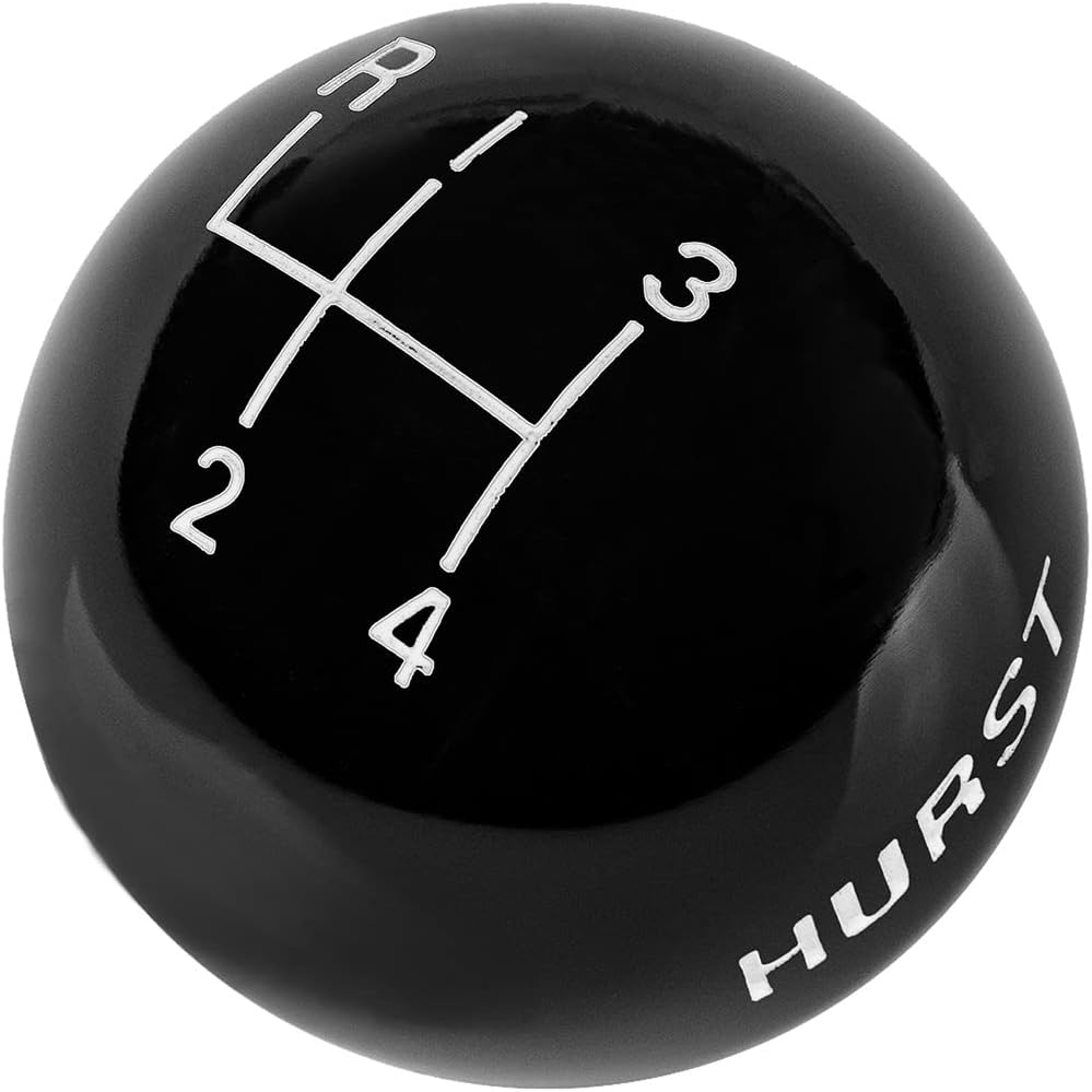 Hurst 1637627 Manual Transmission Shift Knob, 1 Pack, Black