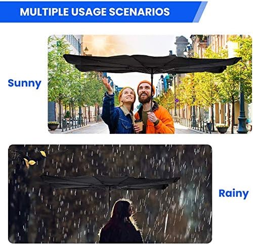 CoolnNice Premium Foldable Car Windshield Sun Shade Umbrella, Center Console & Fingers Protection Exclusive Features, Cover UV Block Front Window for Auto Cover Truck Sedan SUV Van Hatchback Luxury