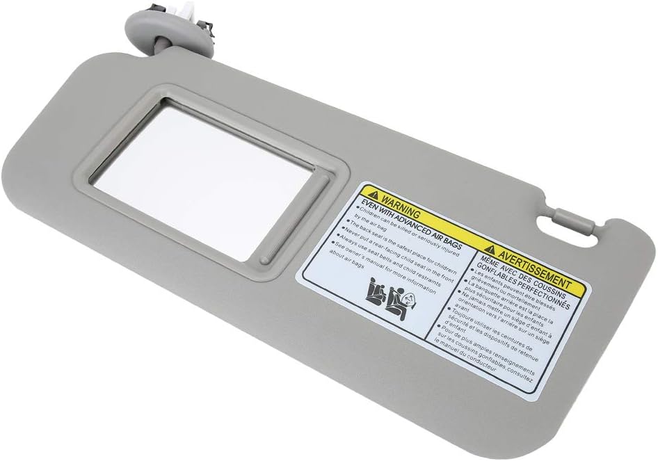 zhuolong Car Sun Visor Left Driver Side 74320‑42501‑B2 Fit for RAV4 2006‑2009 Gray