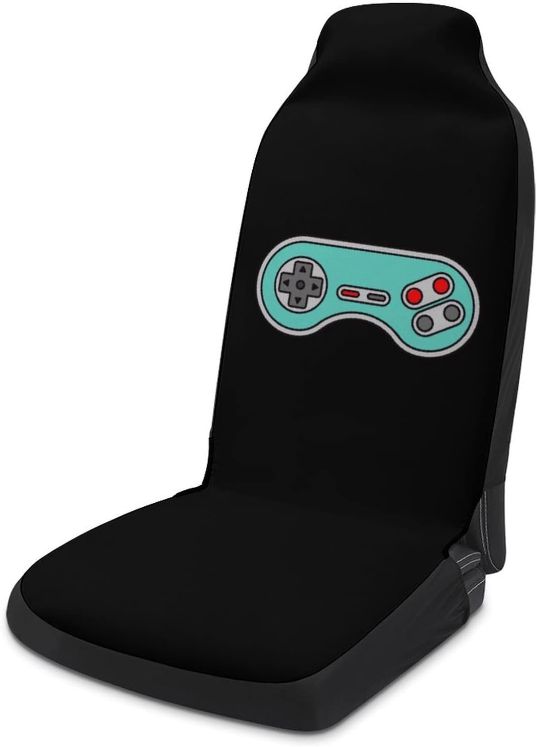 Retro Video Game Controller Car Seat Cover Cute Front Seats Protector Covers Interior Accessories Universal Fits Most Cars 2PCS
