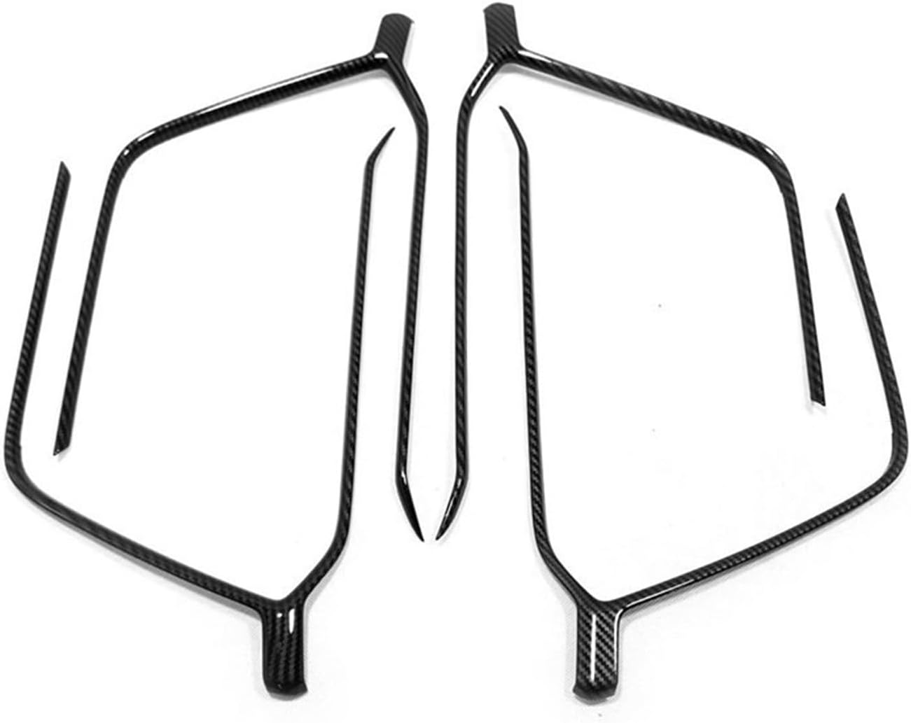 for RAV4 RAV 4 2019 2020 2021 2022 2023 2024 Car Door Lift Armrest Strip Side Door Handle Handles Cover Trim Interior Accessories Carbon Grain