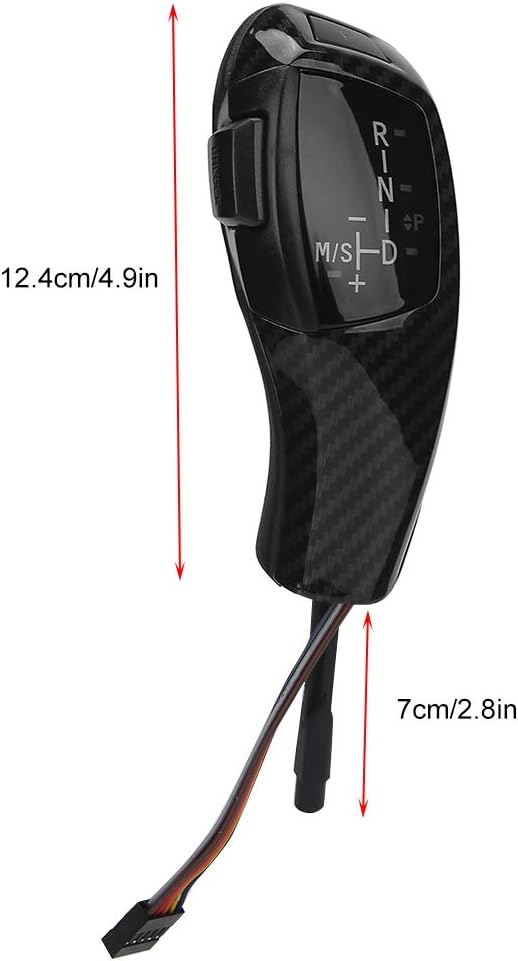 Gear Shift knob retrofit kit for e90 - Car Gear Shift, LHD Automatic LED Gear Shift Knob Retrofit Kit Fit for BMW E90 E92 E84 E89 for F30 Style(Carbon)