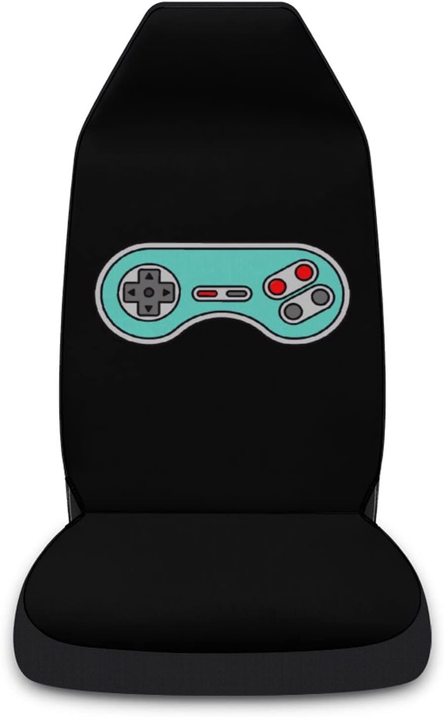 Retro Video Game Controller Car Seat Cover Cute Front Seats Protector Covers Interior Accessories Universal Fits Most Cars 2PCS