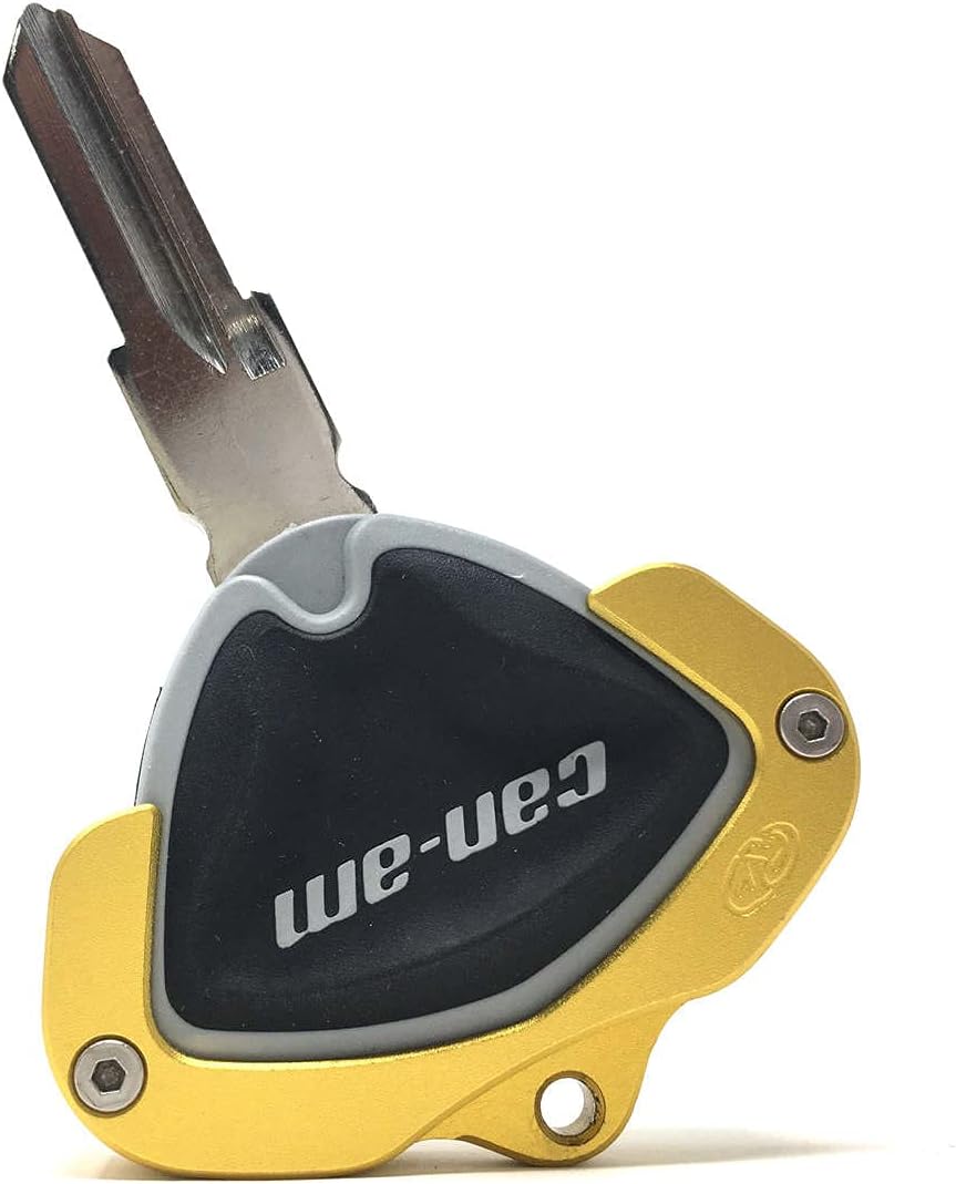 CRAZY METALMAN Key Holder for CAN AM Spyder F3 RT RT-S ST RSi Accessory Key Hole Cover Blue No Cord