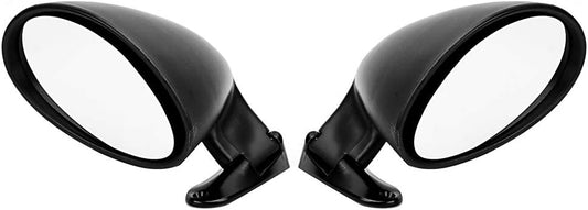 Fydun Pair Rearview Mirror Oval Side ABS Shell Car Style Left Side Mirror