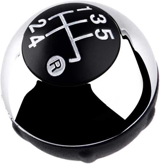 beler 5-Speed Gear Knob Manual Knob Head Ball Fit for Fiat 500 2012-2018# 55344048