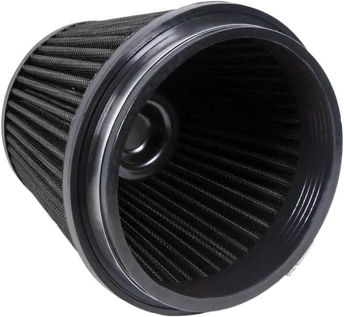 Kyostar 6 Inch (152mm) Neck High Flow Inlet Cold Air Intake Cone Replacement Dry Air Filter Black