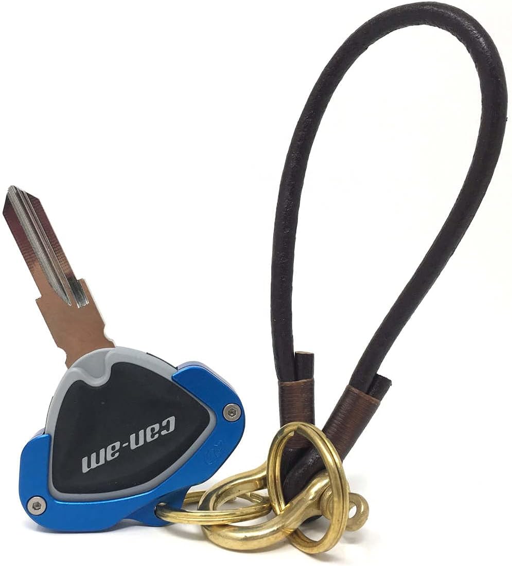 CRAZY METALMAN Key Holder for CAN AM Spyder F3 RT RT-S ST RSi Accessory Key Hole Cover Blue No Cord