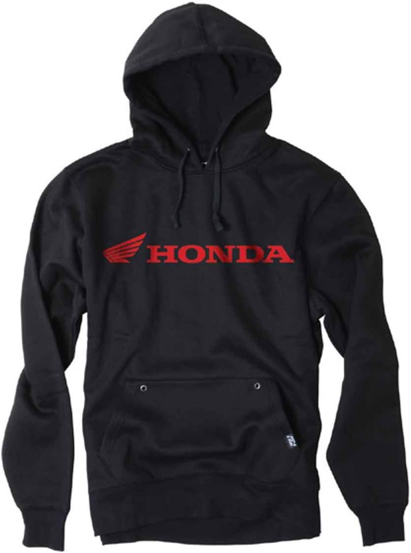Factory Effex 15-88374 'Honda' Horizontal Hooded Pull-Over Sweatshirt (Black, X-Large)