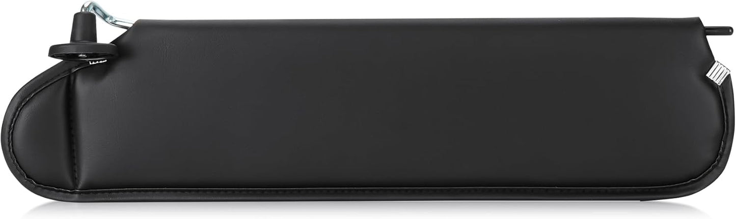 TadaMark Right Passenger Side Black Sun Visor for Jeep Wrangler TJ 1997 1998 1999 2000 2001 2002 Sunvisor Replacement