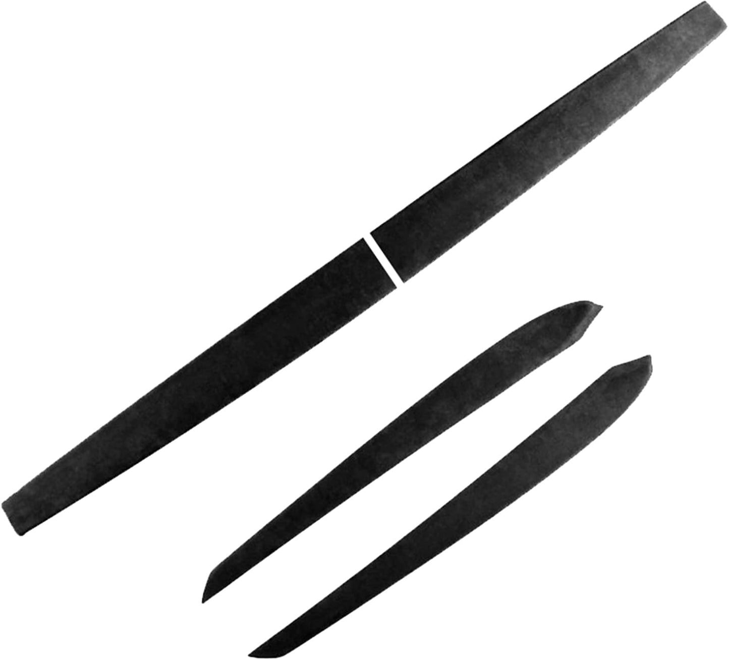 Alfanxi Dashboard Wrap Cover & Inner Front Door Trim Panel Armrest Wrap Cover Alcantara and ABS Material Compatible with Tesla Model Y/3 (A3-Dashboard&Doorpanel)