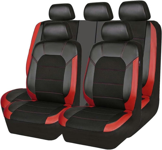 Car Seat Cover Sets 5 Seats for Hyundai Kona Hybrid SX2 2024 2025,Full Surround Breathable Seat Covers Adjustable Seat Protector Front Rear Seat Covers Seat Cushion,D