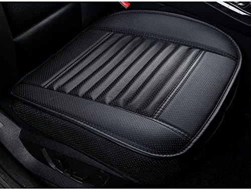 HCMAX Car Interior Seat Cushion Cover Edge Wrapping Pad Mat for Auto Car Supplies PU Leather [Without Backrest] Brown 3 Pack